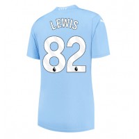 Manchester City Rico Lewis #82 Hjemmebanetrøje Dame 2023-24 Kortærmet